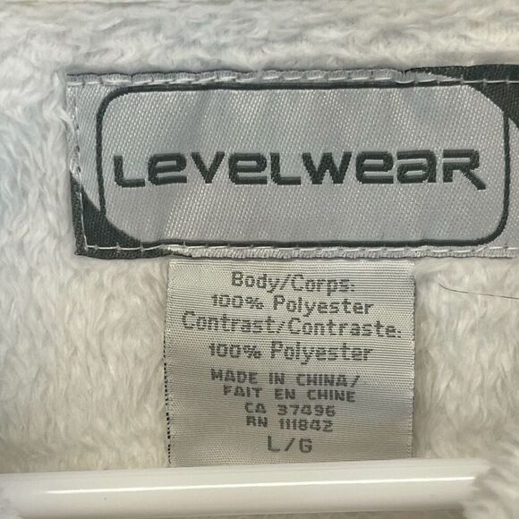 OU Jacket Women's Large White Full Zip Oklahoma University Logo Faux Fur Soft - Picture 5 of 15